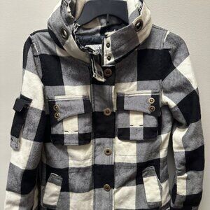 Black and white checkered jacket
